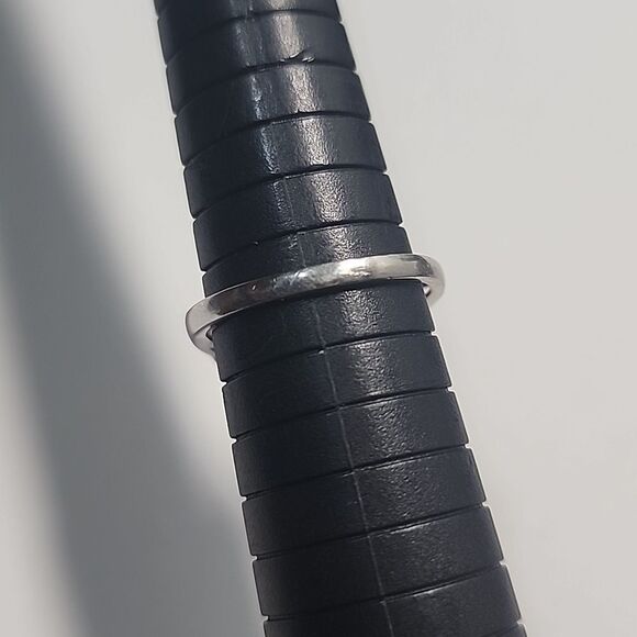 Marquise Cut Garnet And Round Small Topaz Thai 925 Sterling Silver Ring Sz 9 - Picture 3 of 3